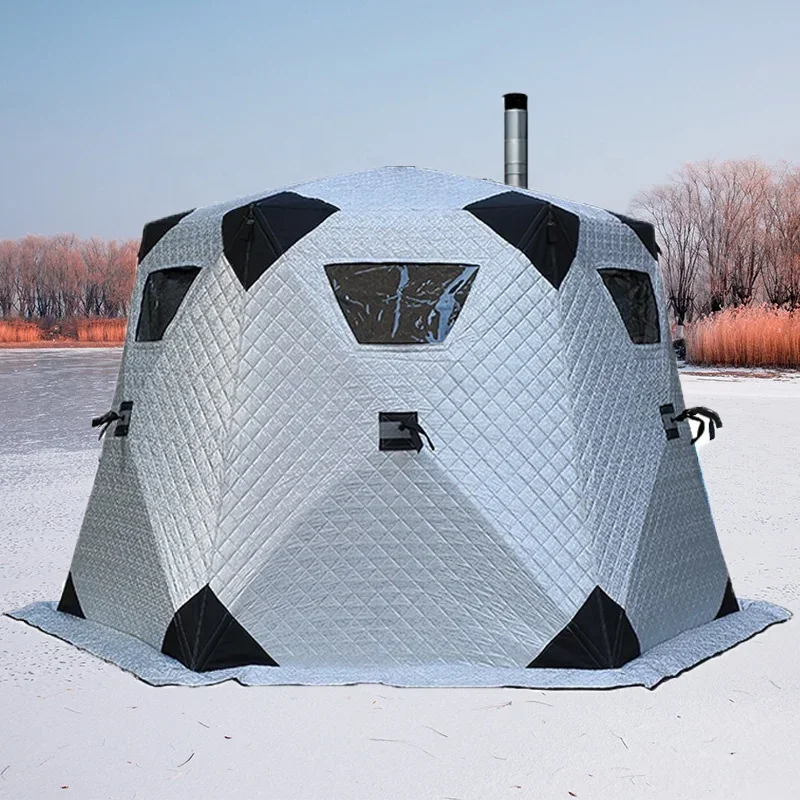 Fishing Equipment Needed - Winter Insulated Big Sauna Tent Outdoor
