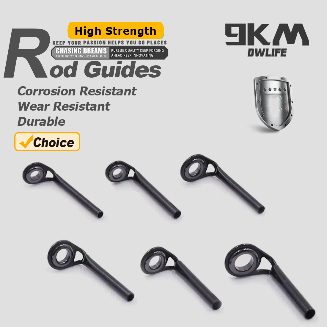 Fishing Rod Guides 5~10pcs MKT - Fishing Equipment Guide 评论和价格