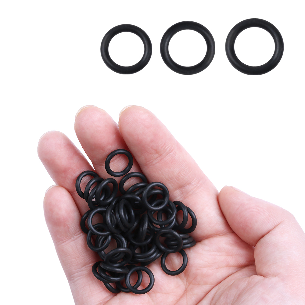 100 PCs Black Rubber O-Rings S - Fishing Equipment For Beginners 评论和价格