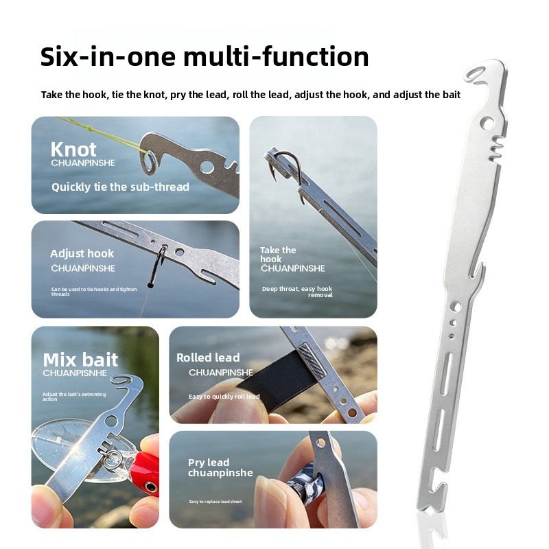 QAJTAO 4 pieces 6-in-1 stainle - Fishing Equipment Warehouse 评论和价格