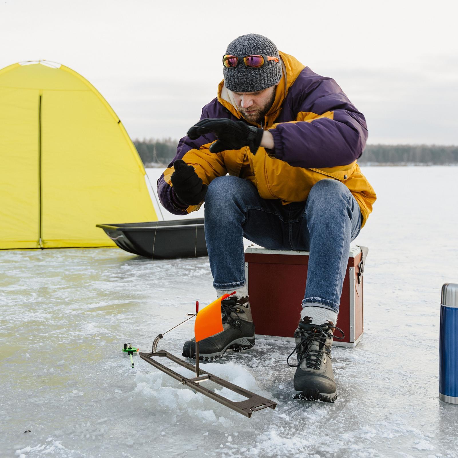 Ice Fishing Tip Up Flags Angle - Ice Fishing Tip Up 评论和价格